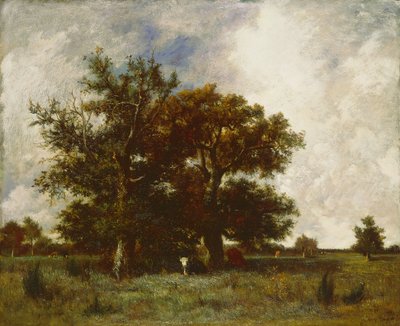 Fontainebleau Eik, c.1840 door Jules Dupré